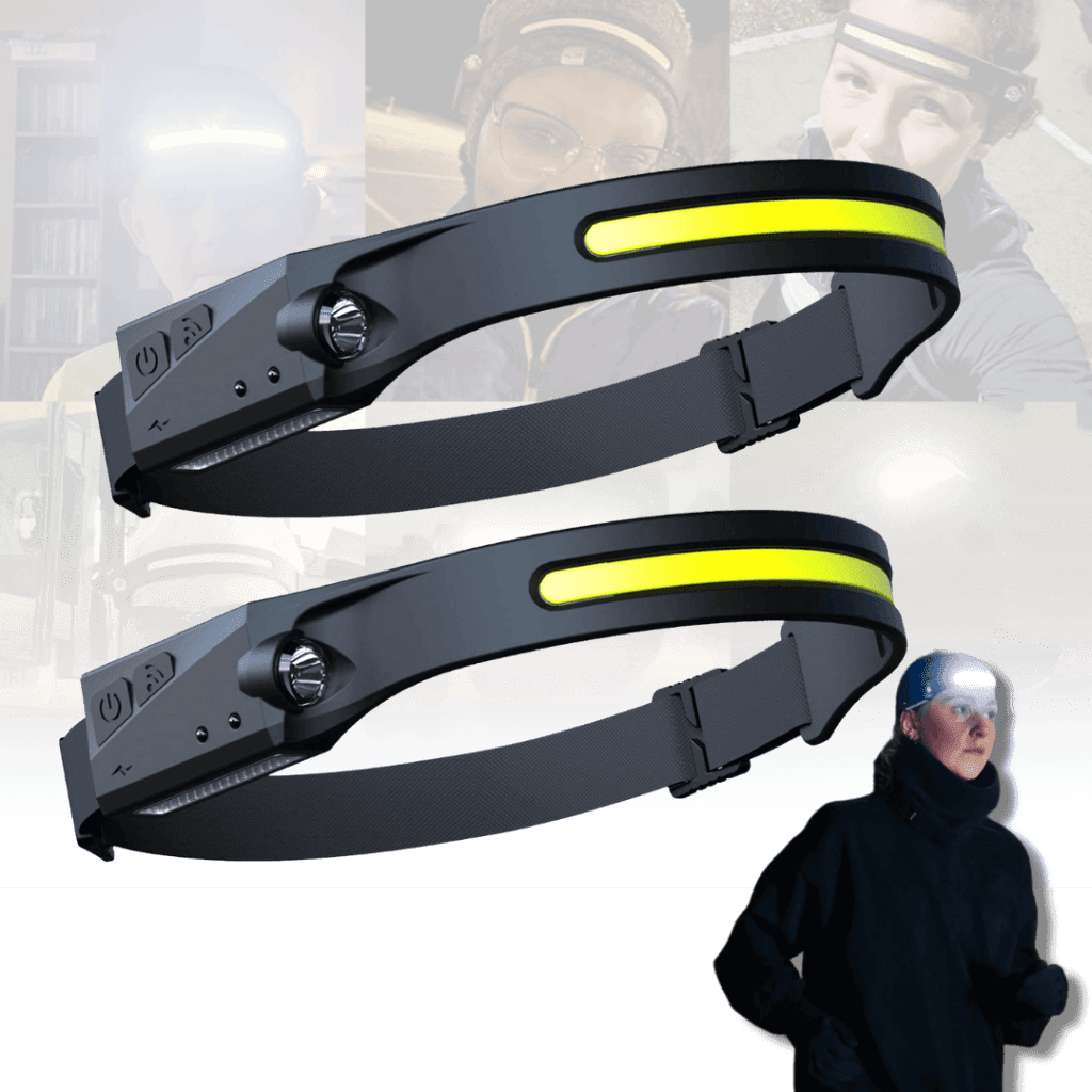 GlowSense – Induction Headlamp with Motion Sensor (Buy 1, Get 1 Free)