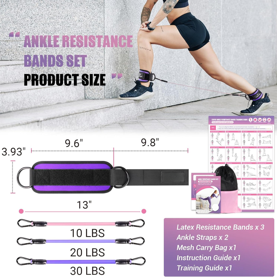 FlexTone - Resistance bands for hip and glute exercises