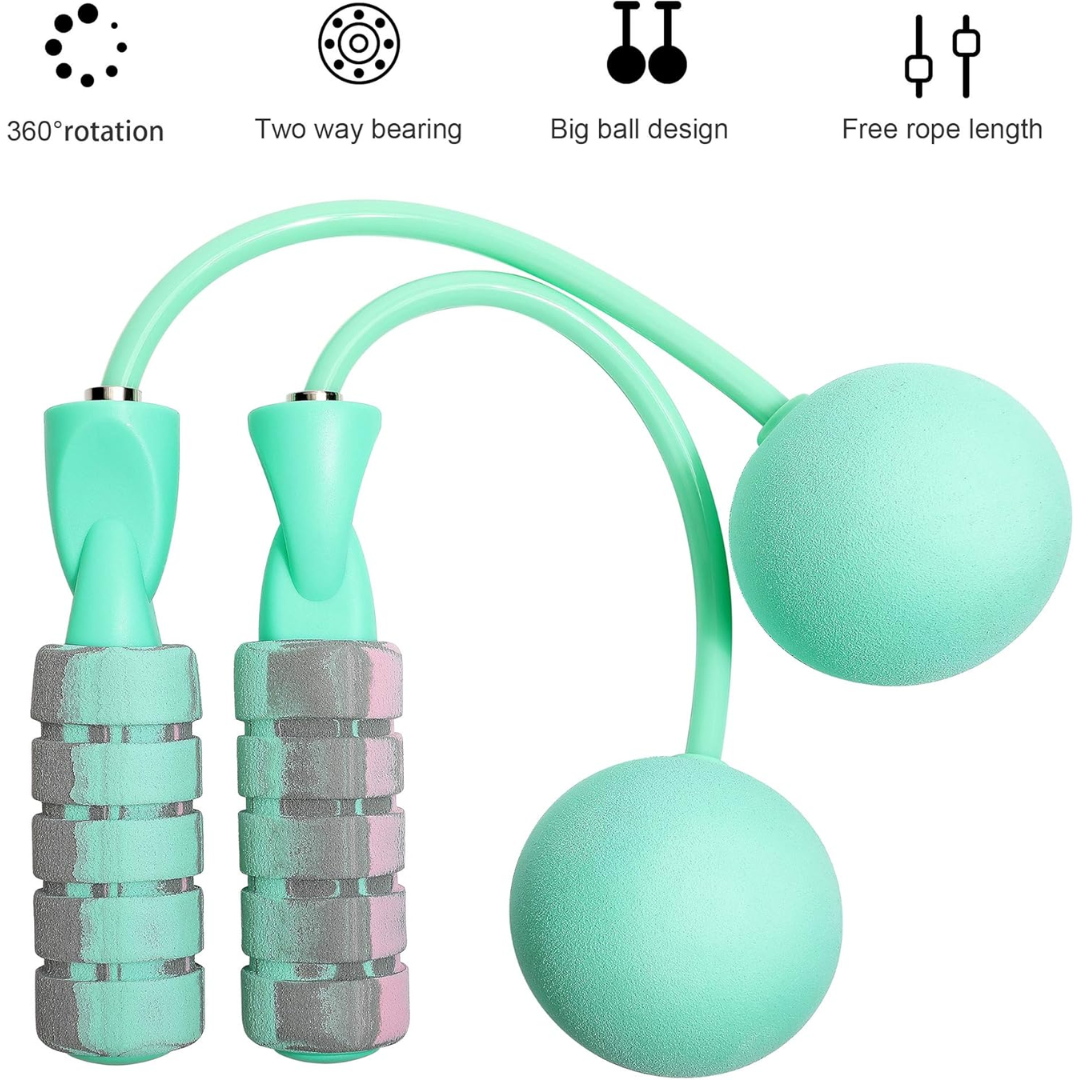 AdjustFit - Wireless Weighted Jump Rope for Fitness