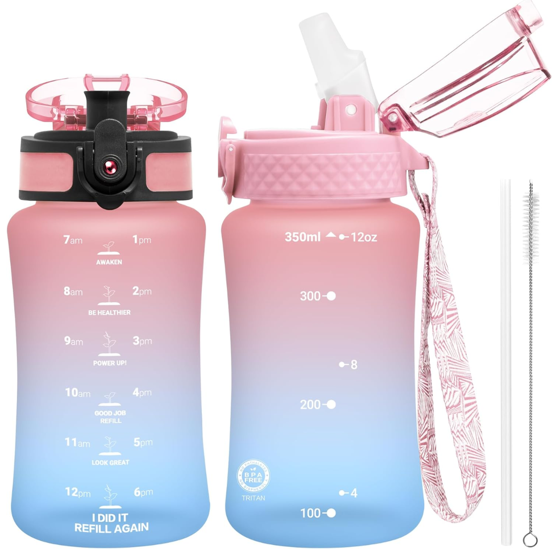 EcoFlow - Reusable Tritan Water Bottle with Straw