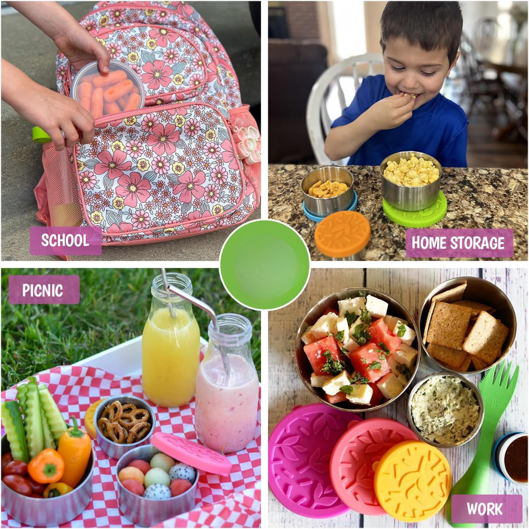 FreshBox Set - stainless steel lunch boxes with lids