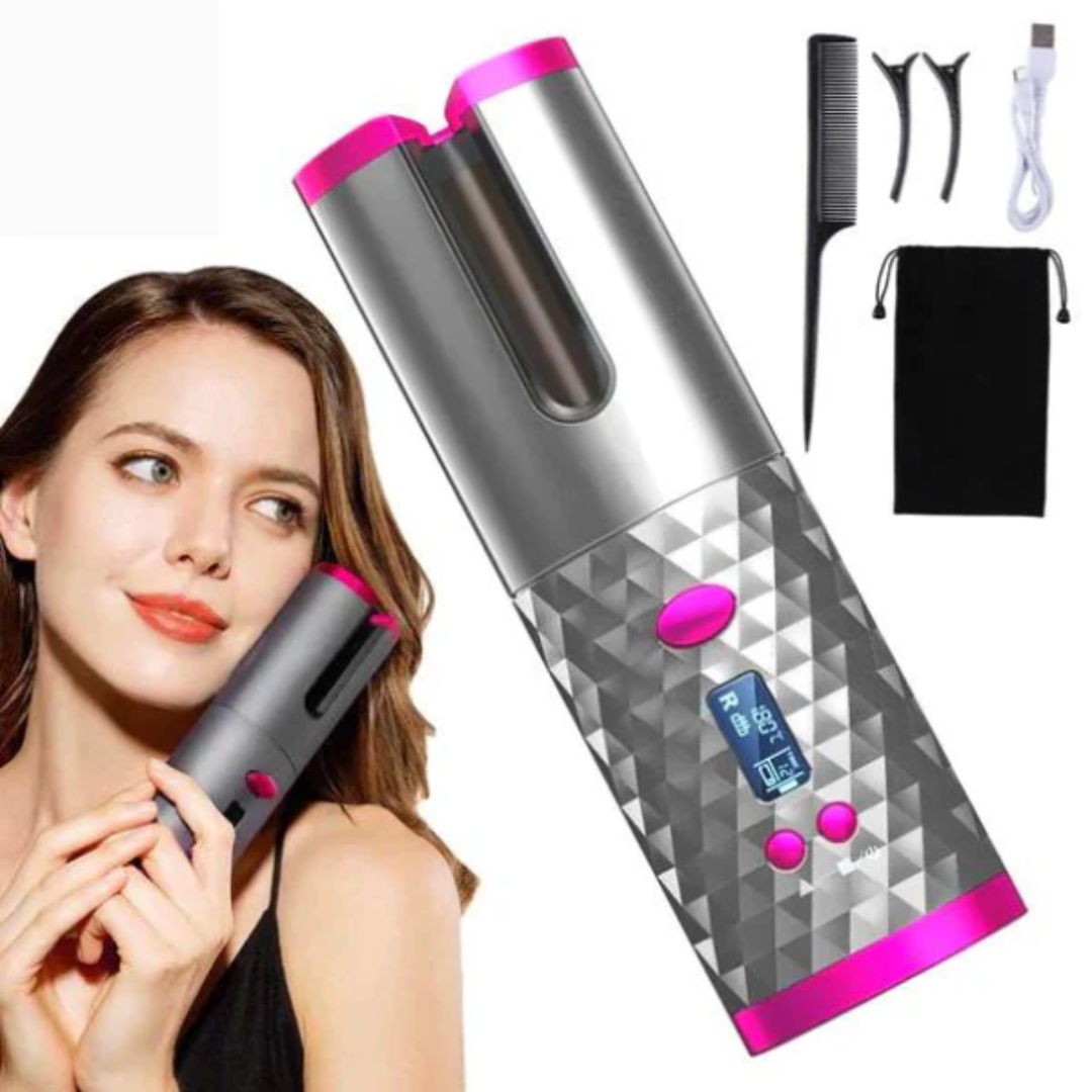 CurlMaster – Wireless Automatic Curling Iron for Perfect Curls