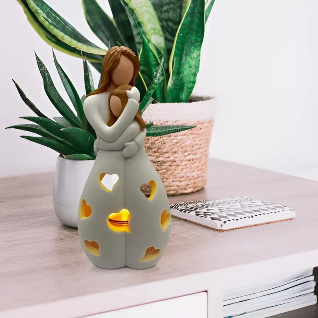 EternalBond - Stylish Mother and Daughter Candle Holder
