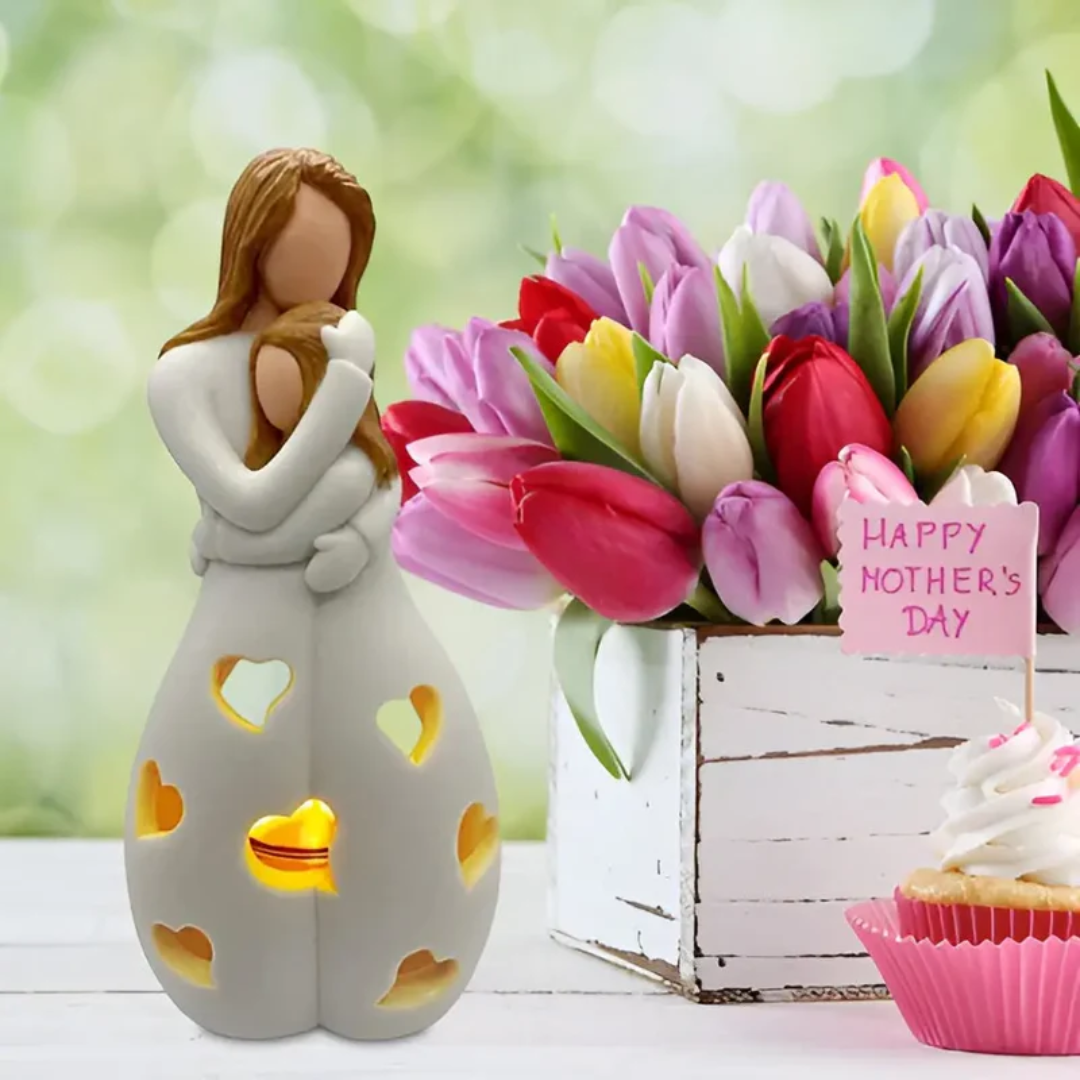 EternalBond - Stylish Mother and Daughter Candle Holder