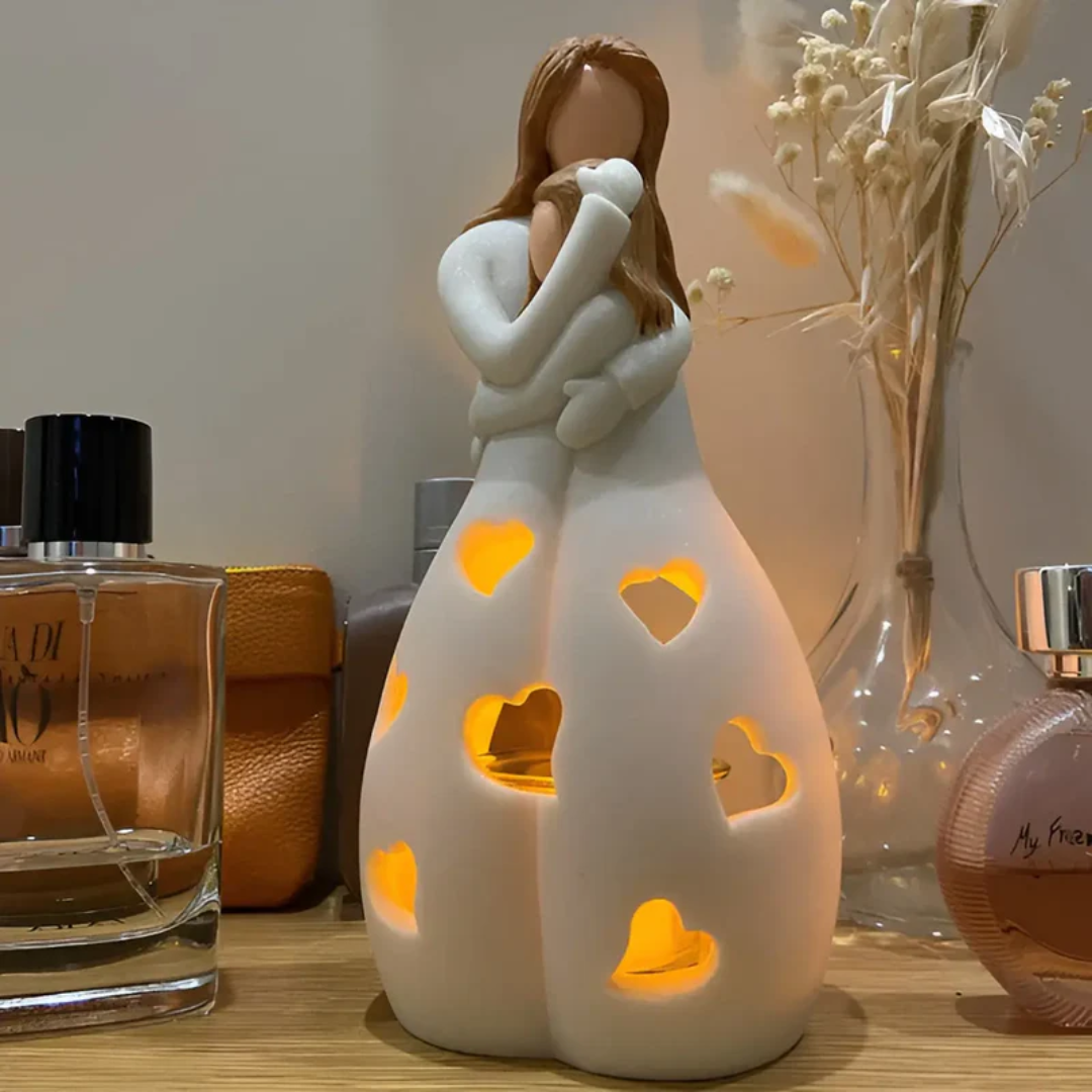 EternalBond - Stylish Mother and Daughter Candle Holder