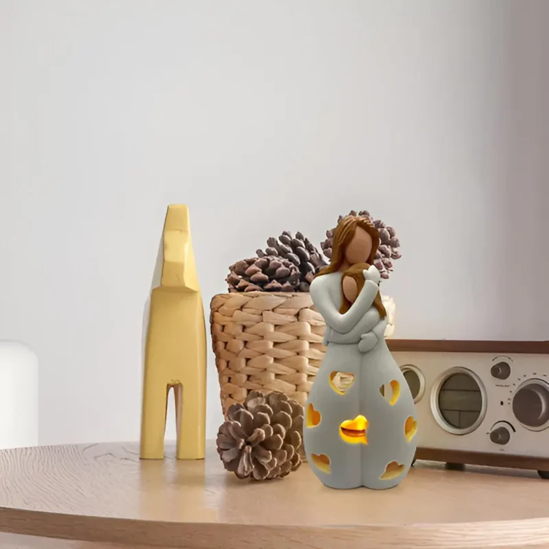 EternalBond - Stylish Mother and Daughter Candle Holder