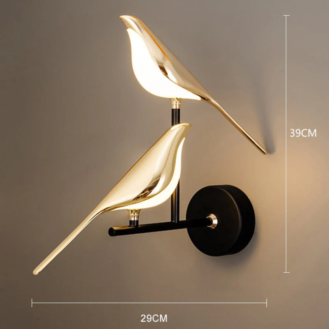 LuminaBird - Modern Rotating LED Wall Lamp