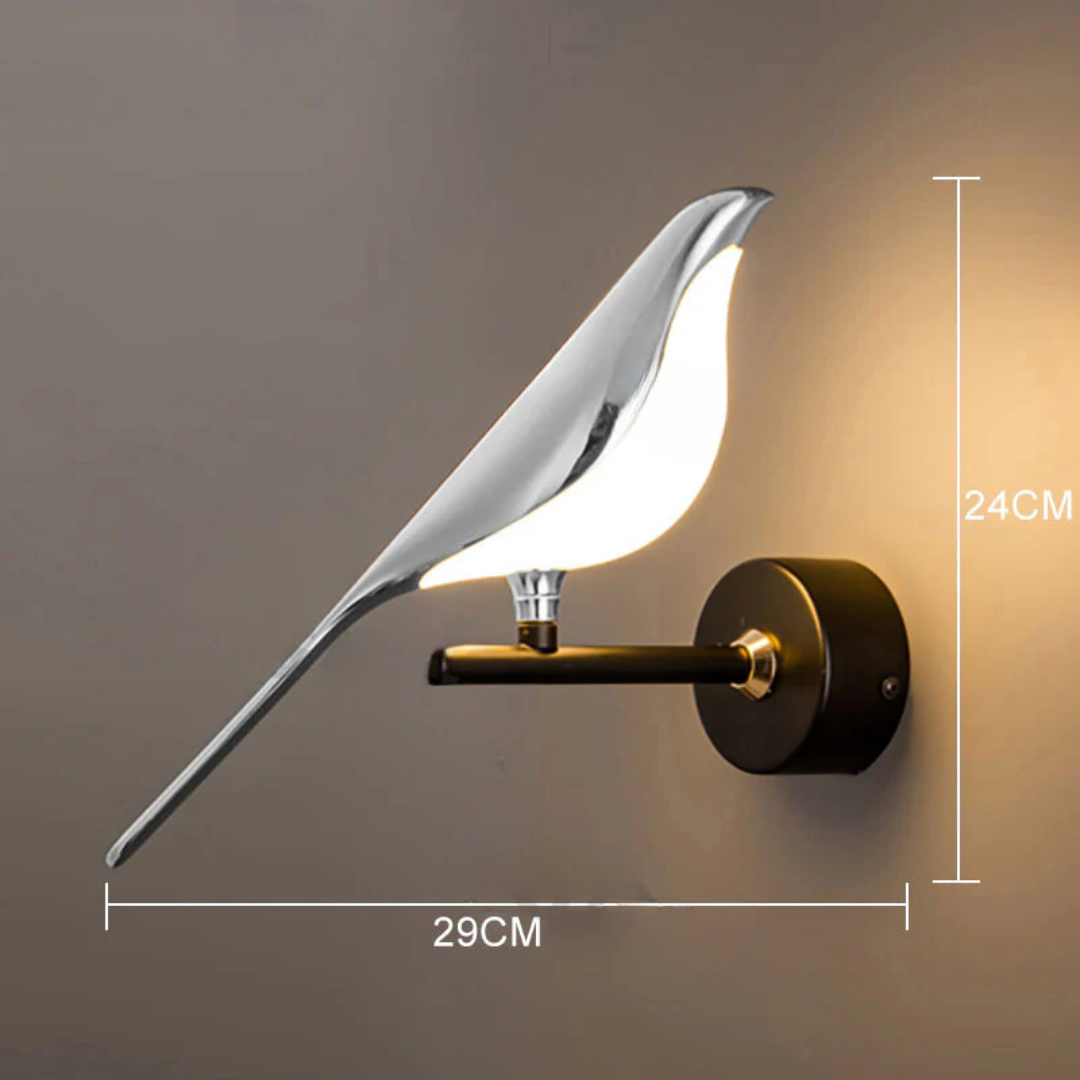LuminaBird - Modern Rotating LED Wall Lamp