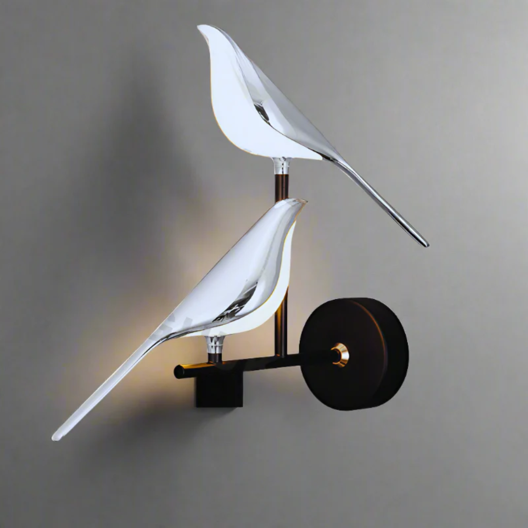 LuminaBird - Modern Rotating LED Wall Lamp