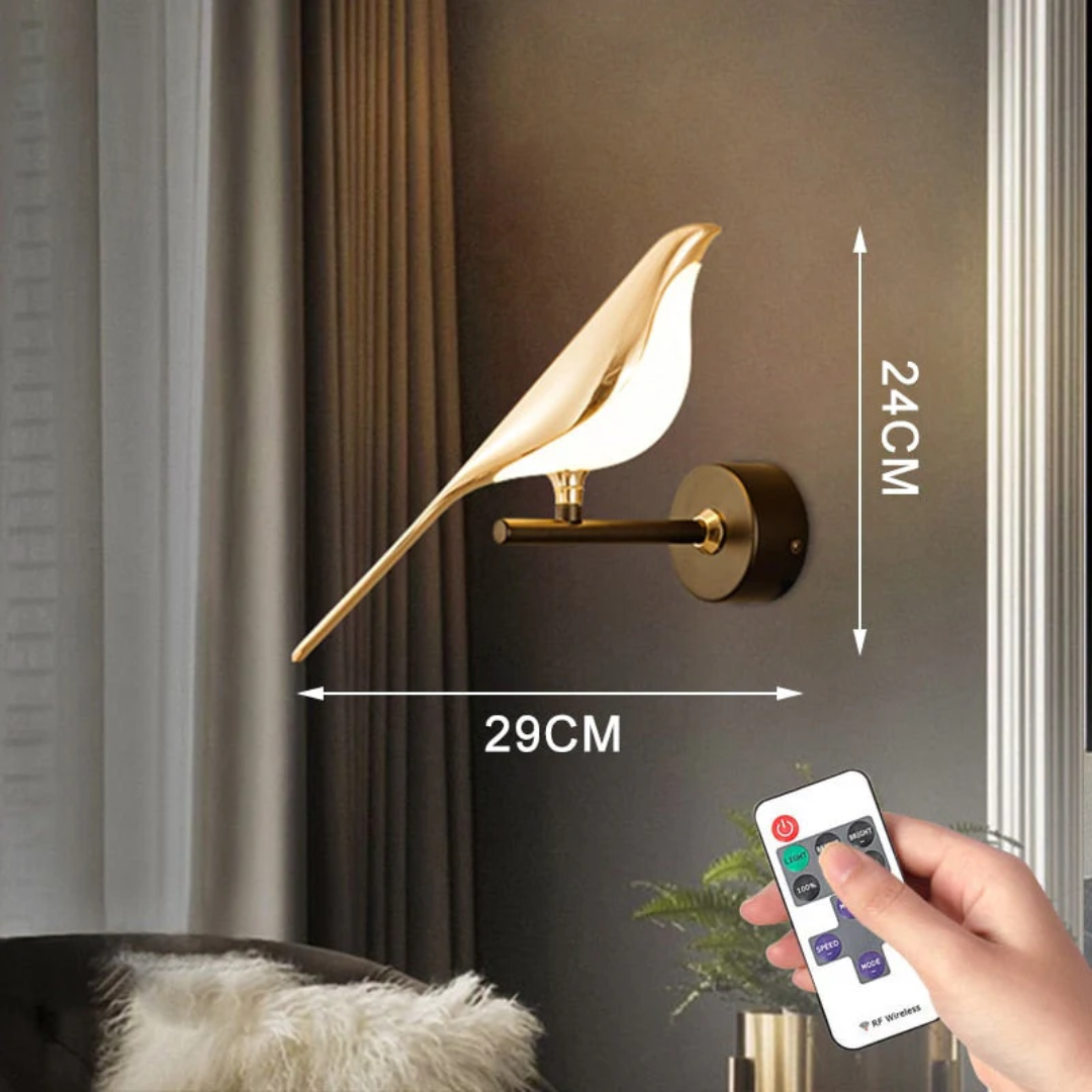 LuminaBird - Modern Rotating LED Wall Lamp