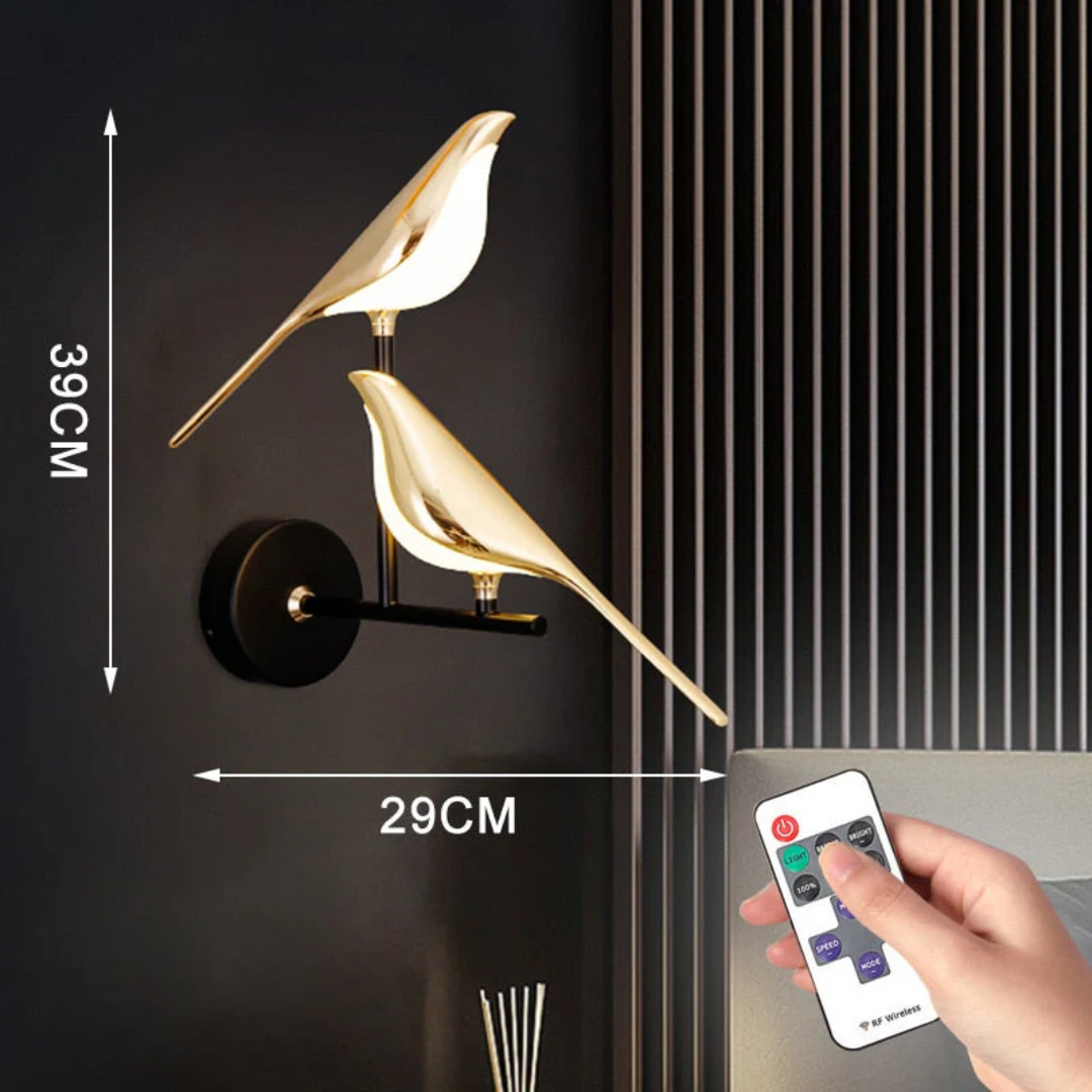 LuminaBird - Modern Rotating LED Wall Lamp