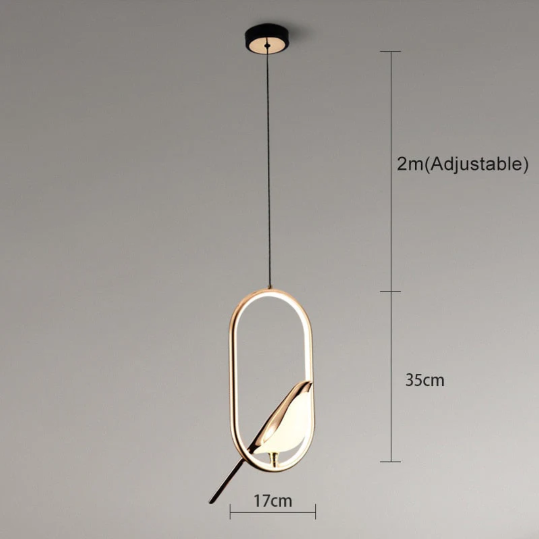 LuminaBird - Modern Rotating LED Wall Lamp