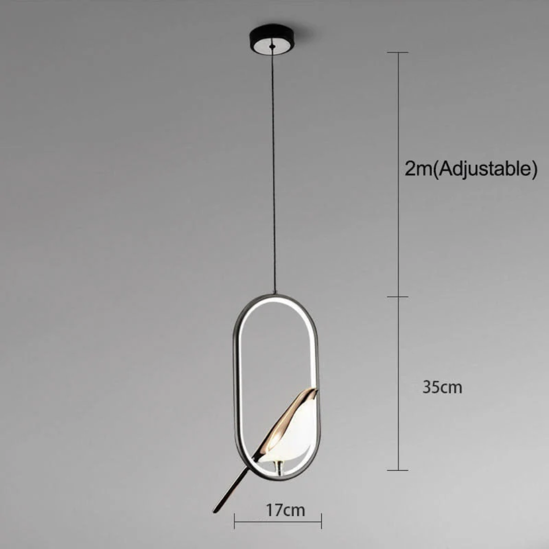 LuminaBird - Modern Rotating LED Wall Lamp