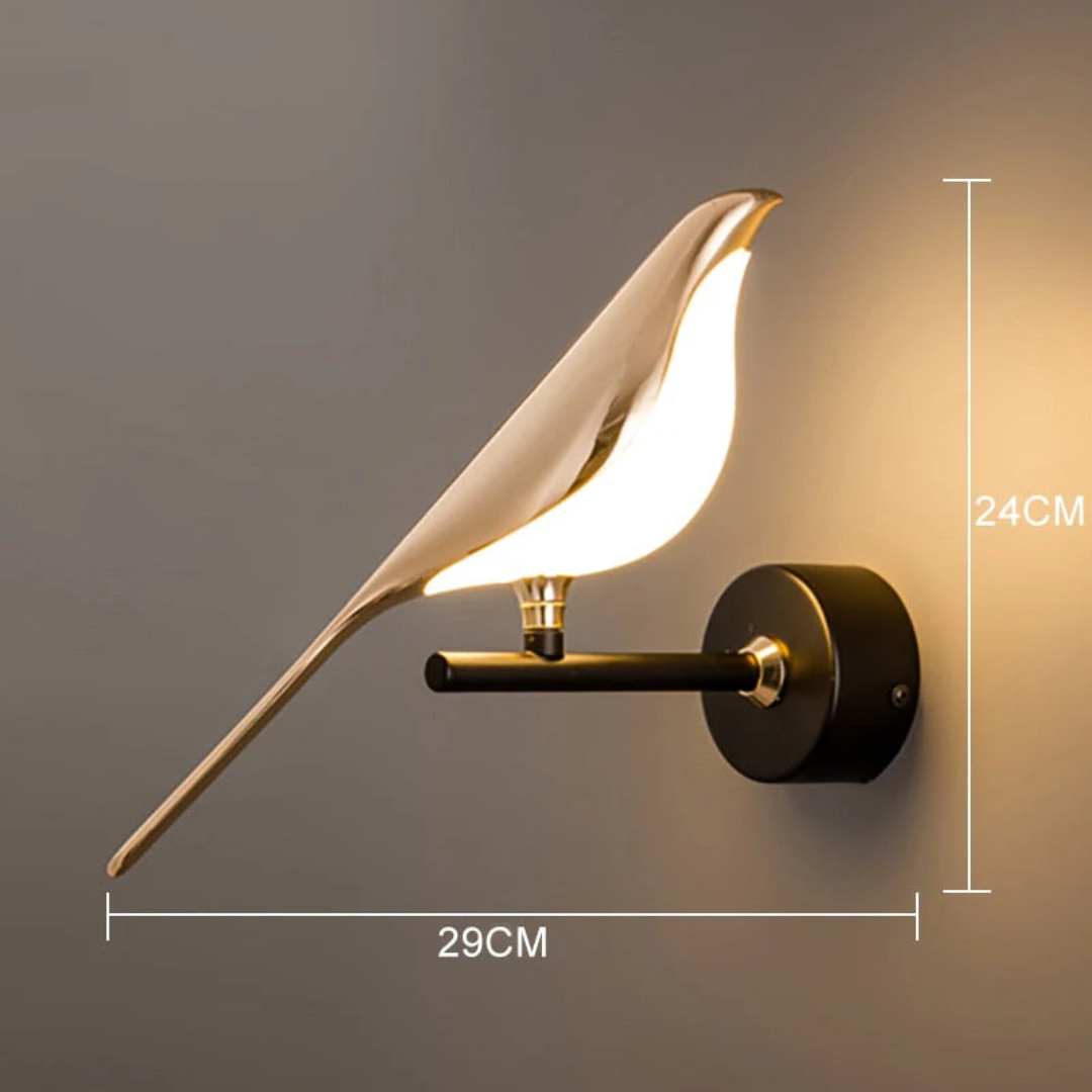 LuminaBird - Modern Rotating LED Wall Lamp