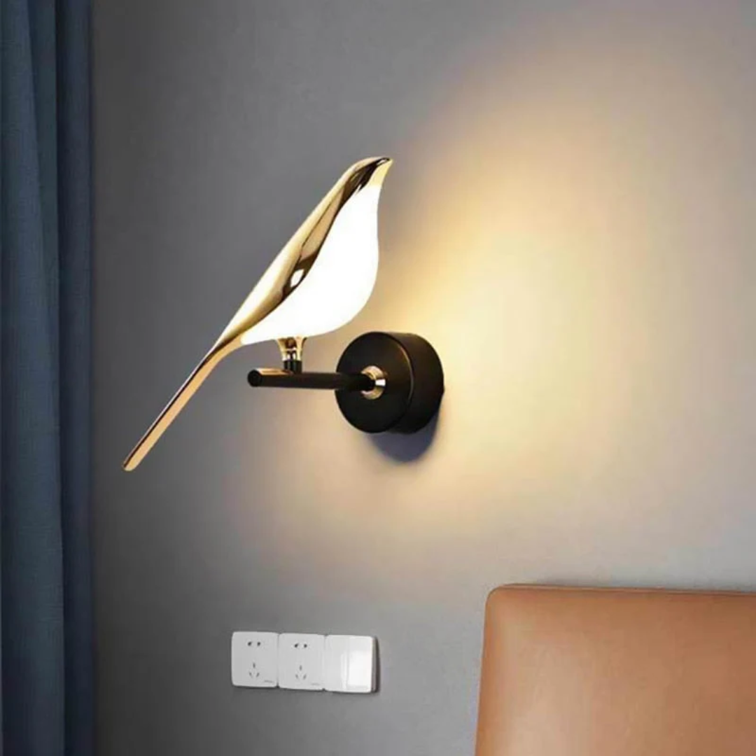 LuminaBird - Modern Rotating LED Wall Lamp