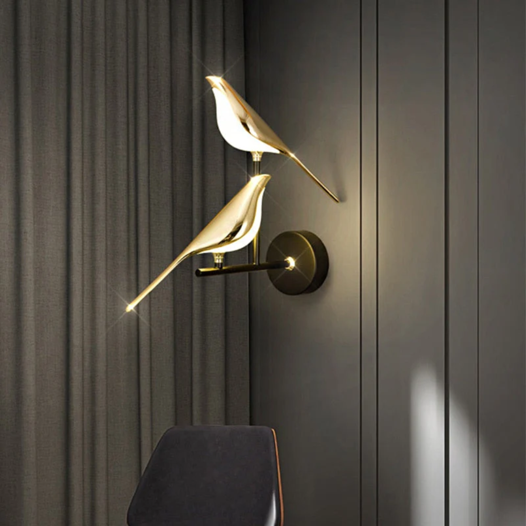 LuminaBird - Modern Rotating LED Wall Lamp