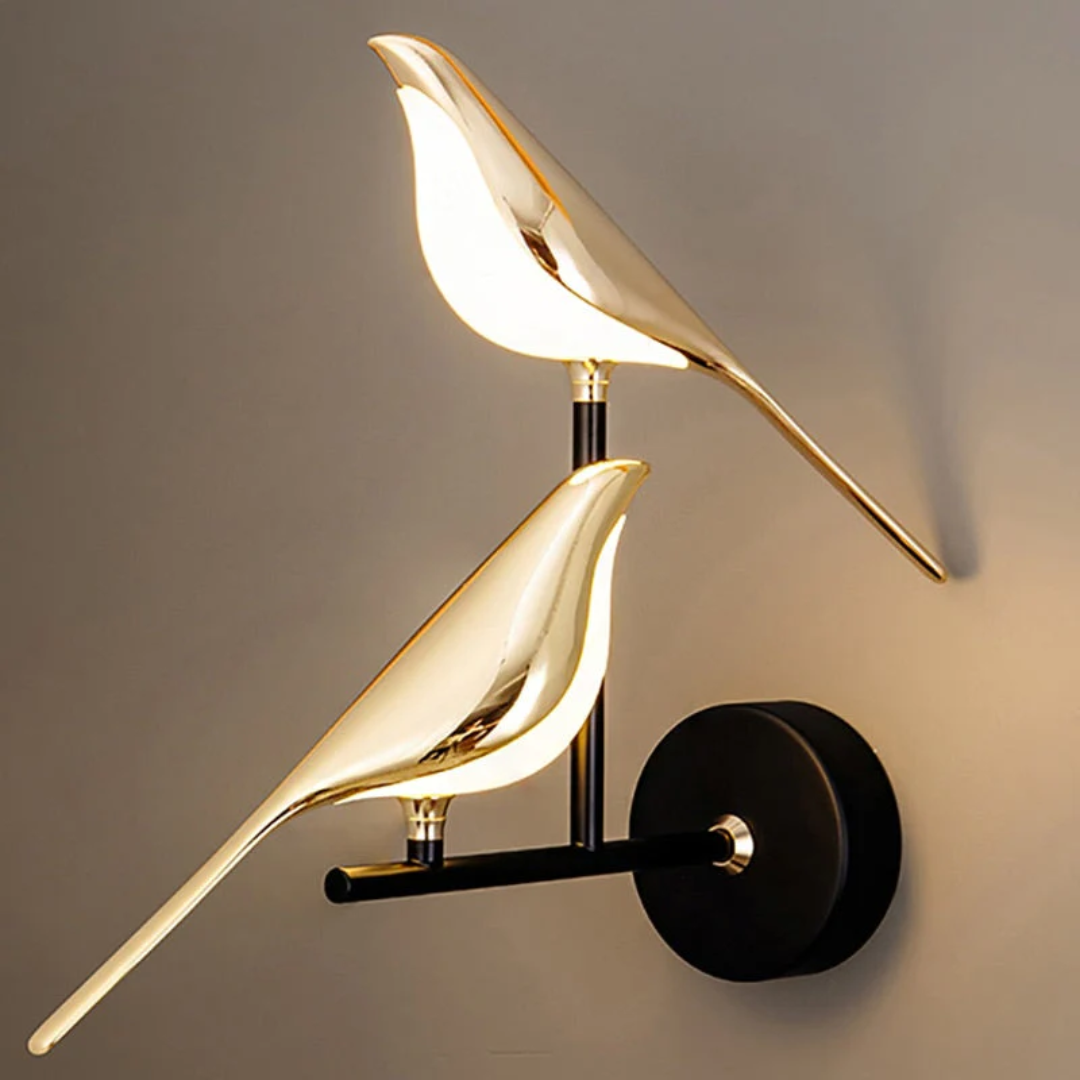 LuminaBird - Modern Rotating LED Wall Lamp