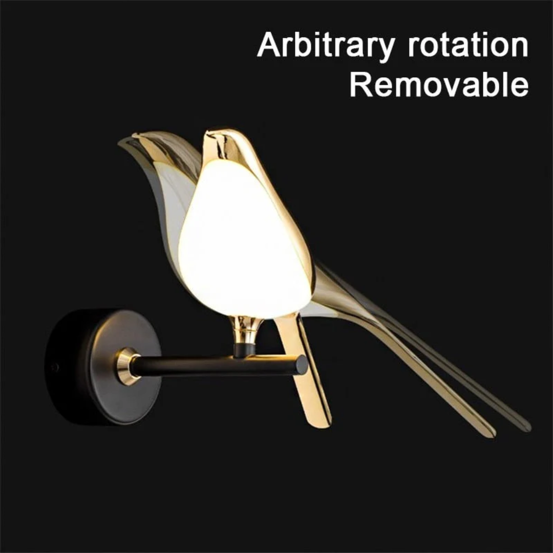 LuminaBird - Modern Rotating LED Wall Lamp