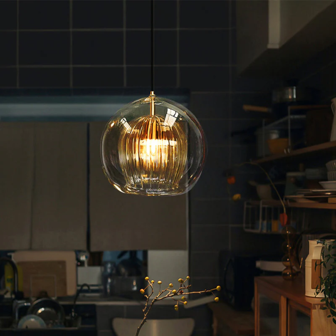 AuroraSphere - Elegant Spherical LED Pendant Lamp