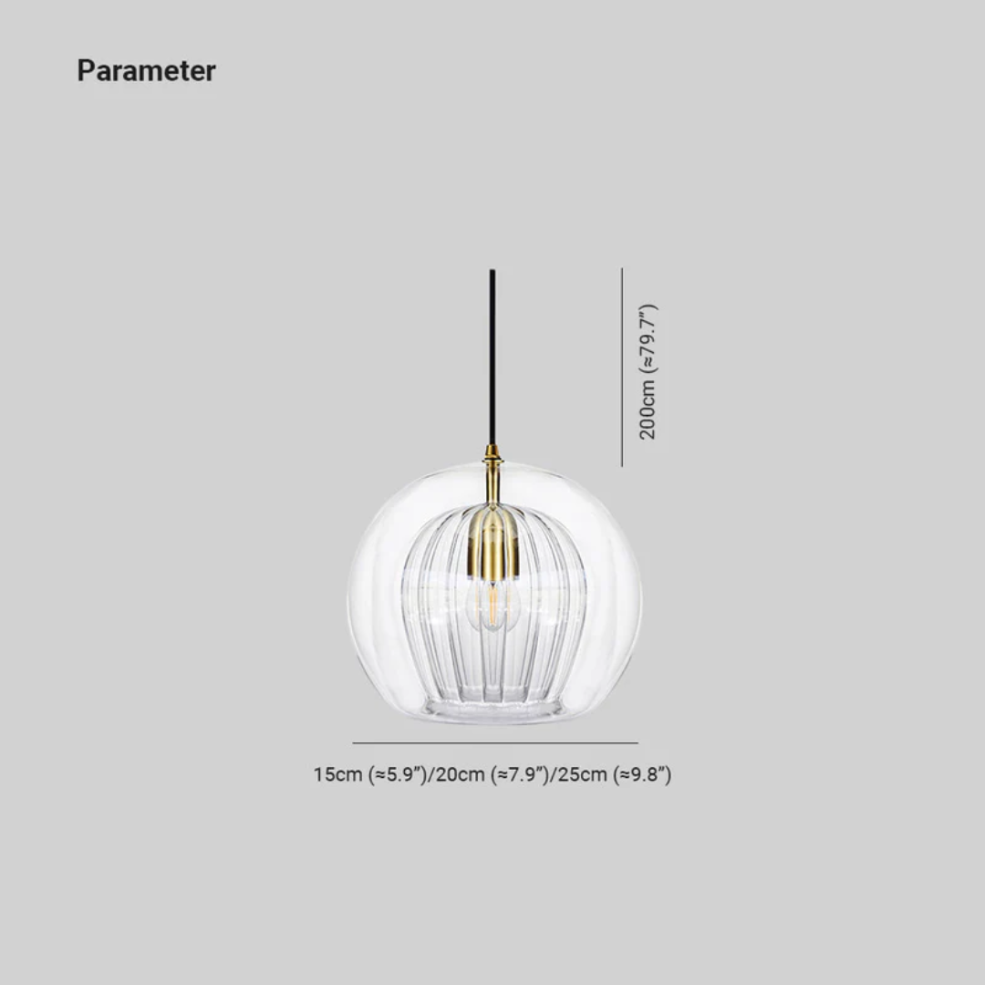 AuroraSphere - Elegant Spherical LED Pendant Lamp