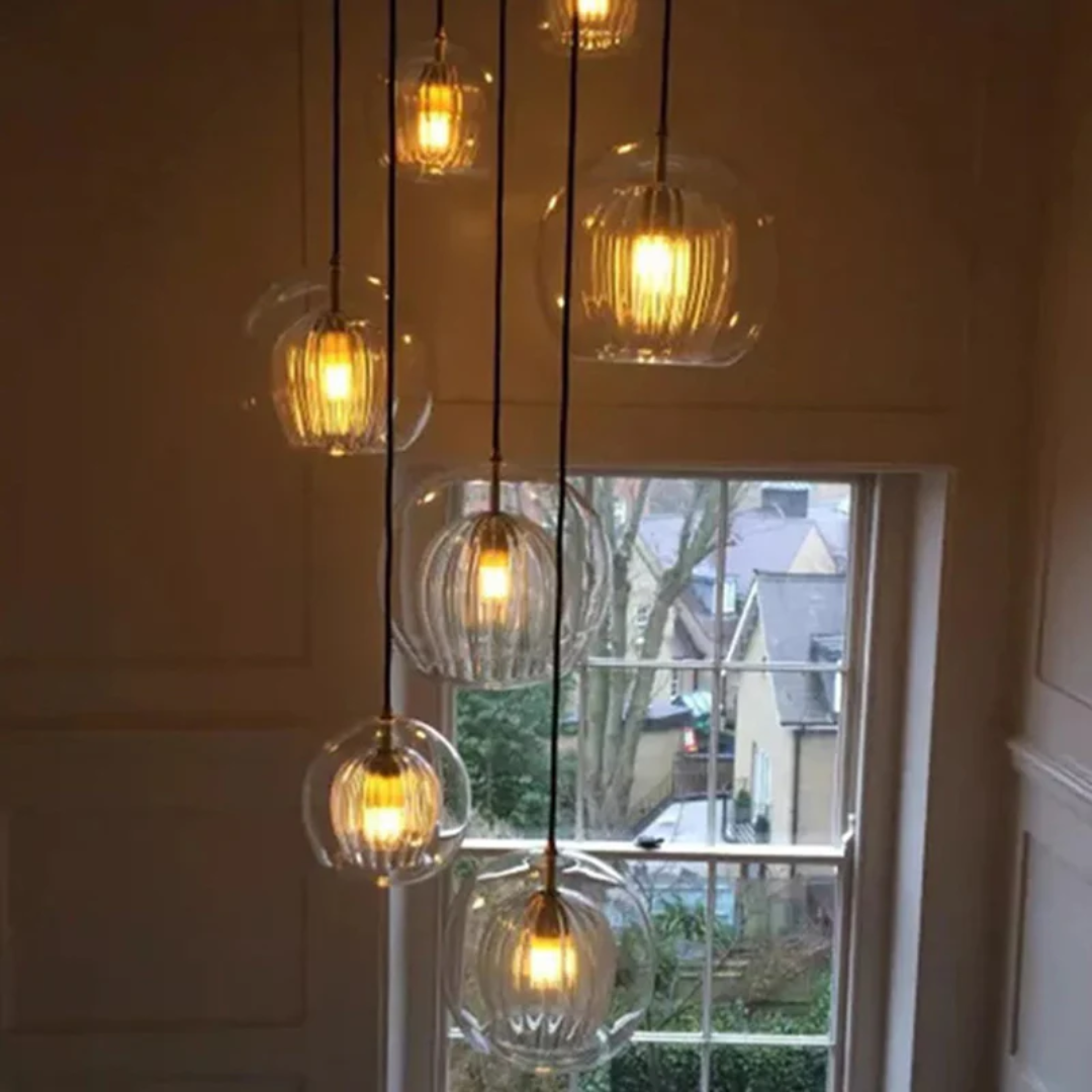 AuroraSphere - Elegant Spherical LED Pendant Lamp