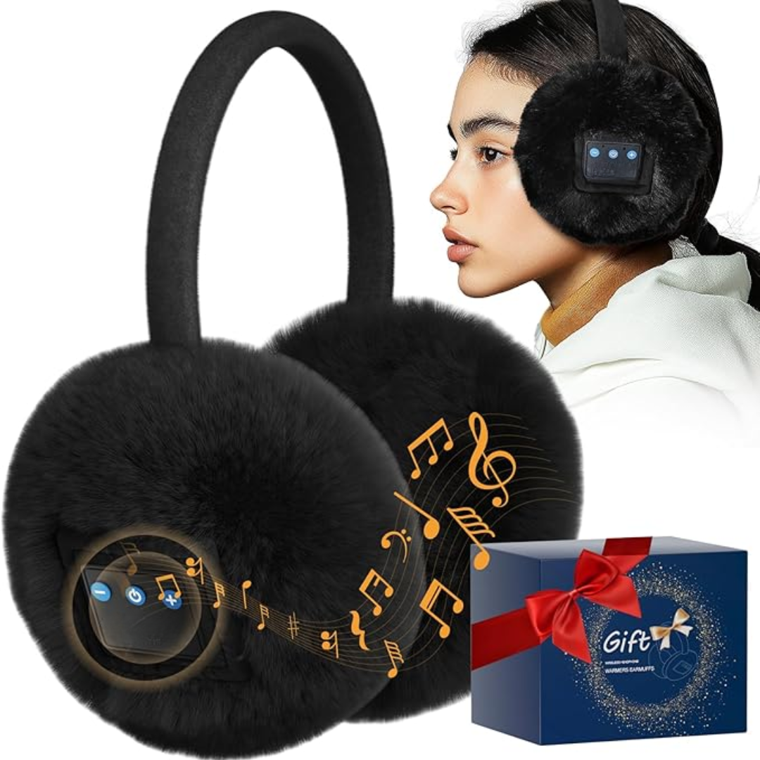 CozyGrooves – Warm Bluetooth Ear Muffs for Winter