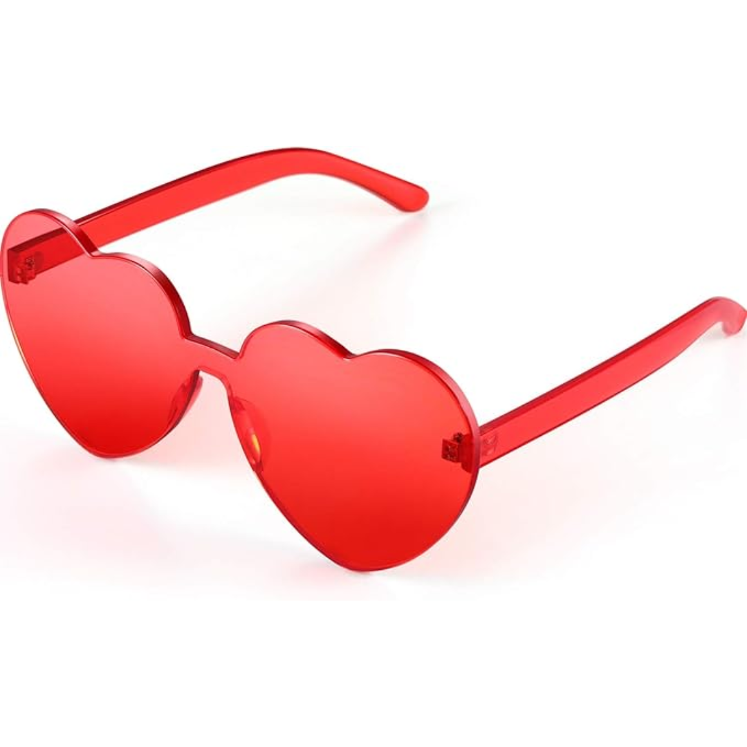 CoraLens - Trendy Rimless Heart-Shaped Sunglasses