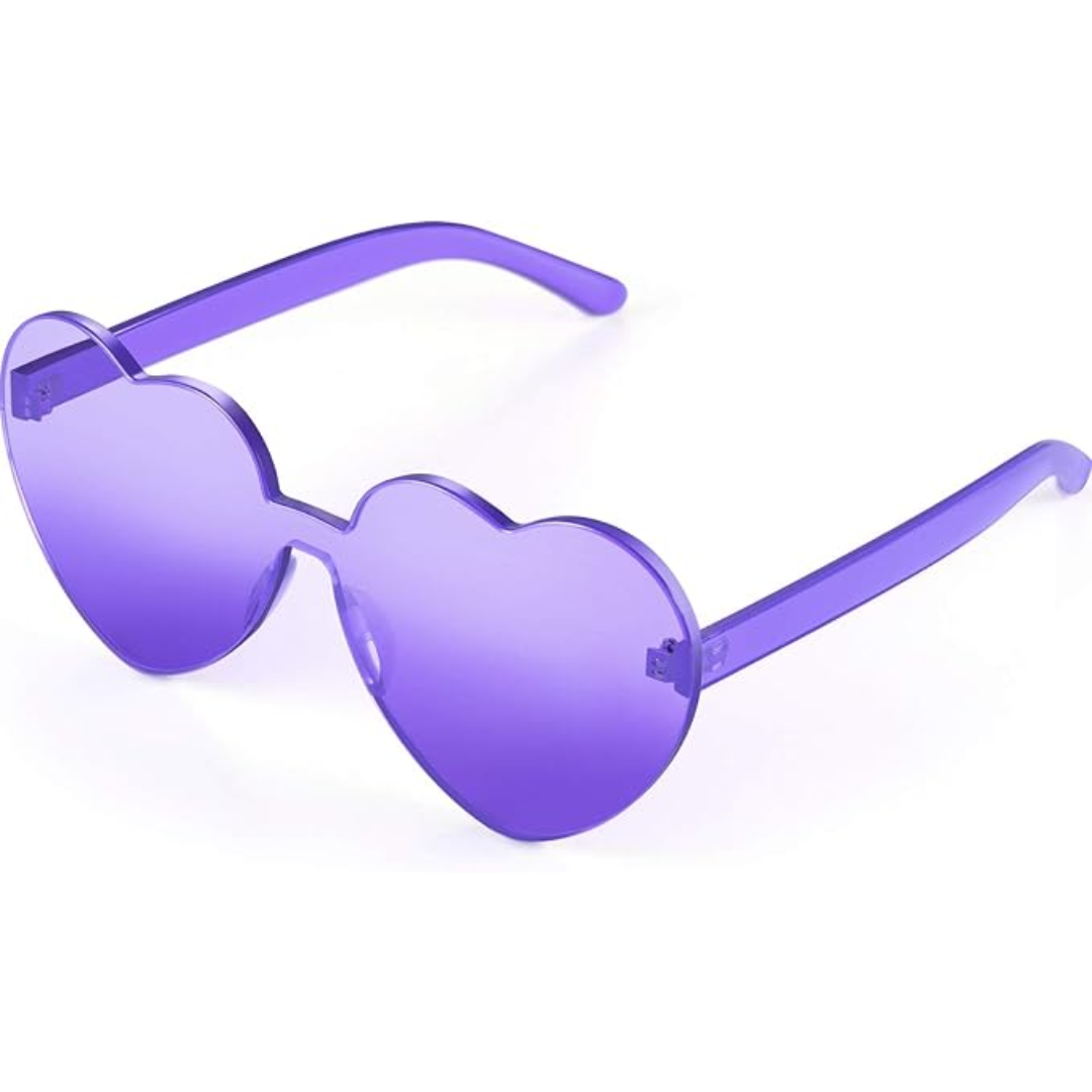 CoraLens - Trendy Rimless Heart-Shaped Sunglasses