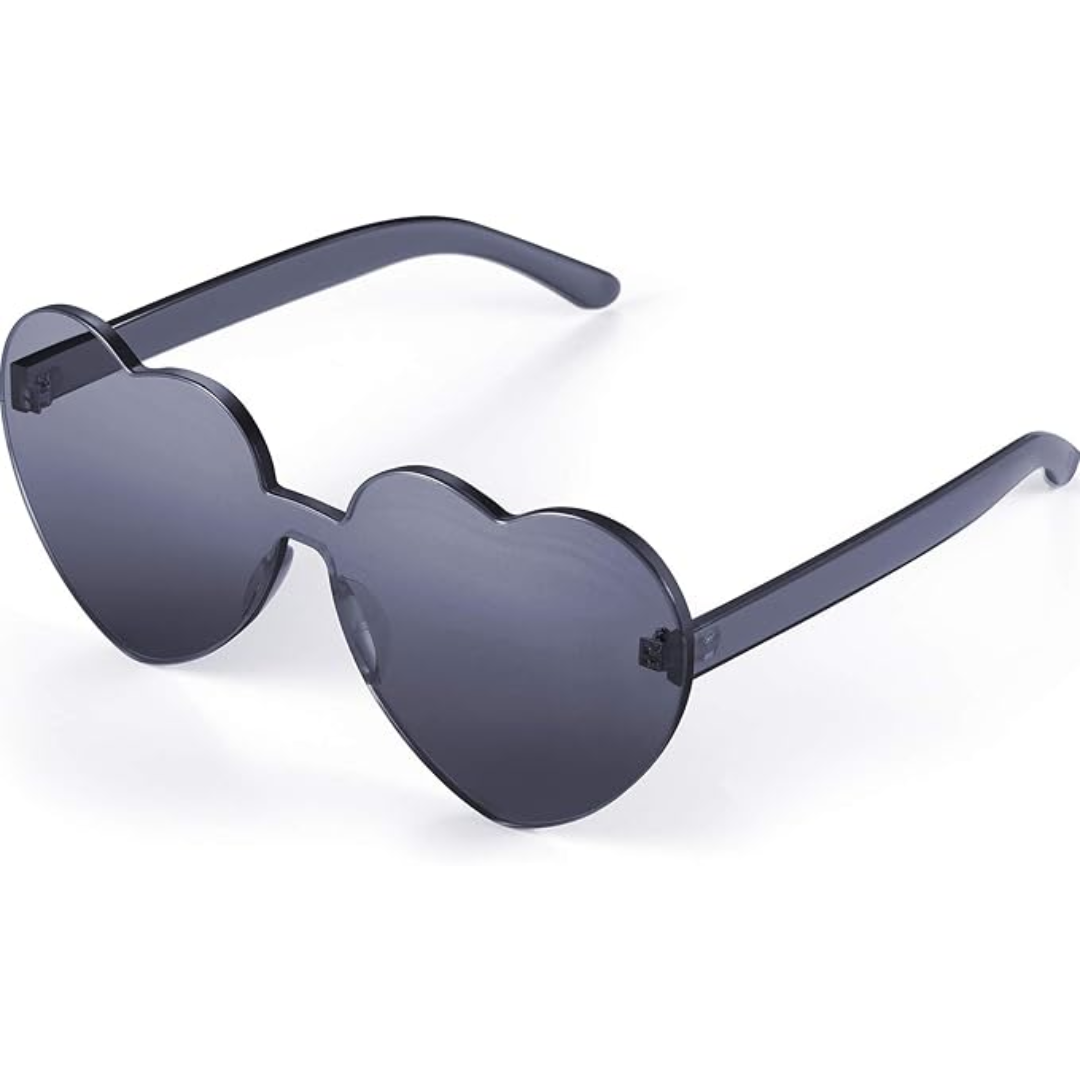 CoraLens - Trendy Rimless Heart-Shaped Sunglasses