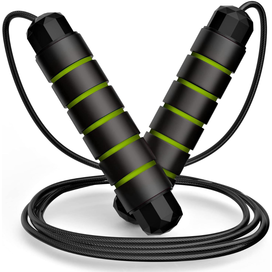 FlexiJump - Adjustable Tangle-Free Skipping Rope for Fitness