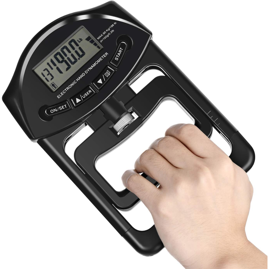 GripMaster - Digital Hand Force Gauge up to 90Kg