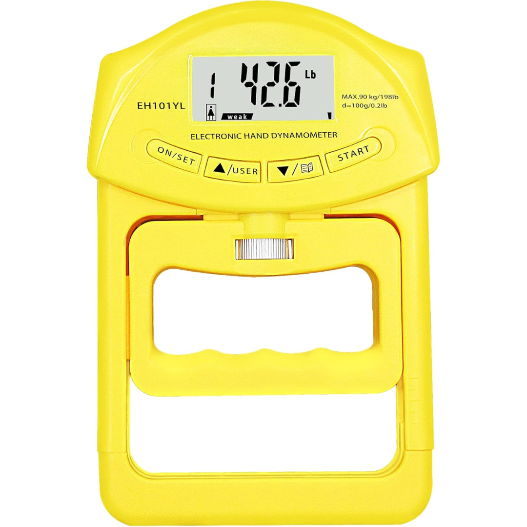 GripMaster - Digital Hand Force Gauge up to 90Kg
