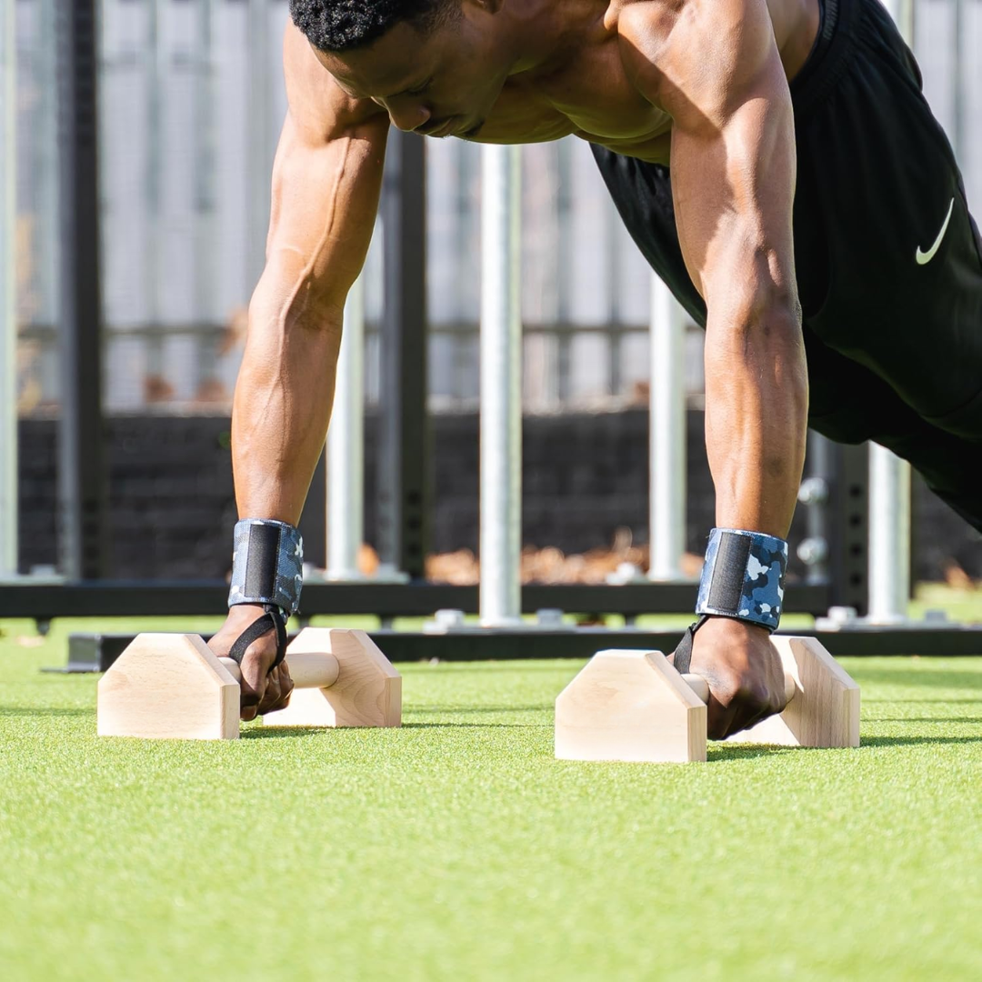 Calisthenics PowerBars – Sturdy Wooden Push-Up Bars
