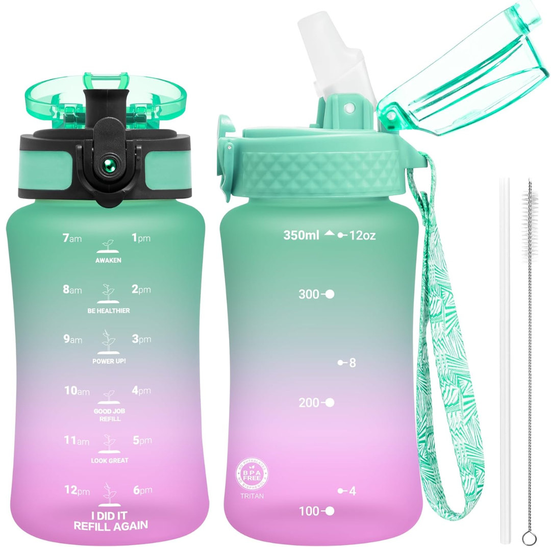 EcoFlow - Reusable Tritan Water Bottle with Straw