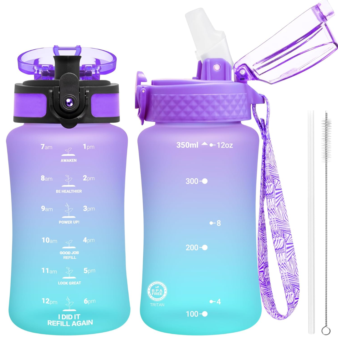 EcoFlow - Reusable Tritan Water Bottle with Straw