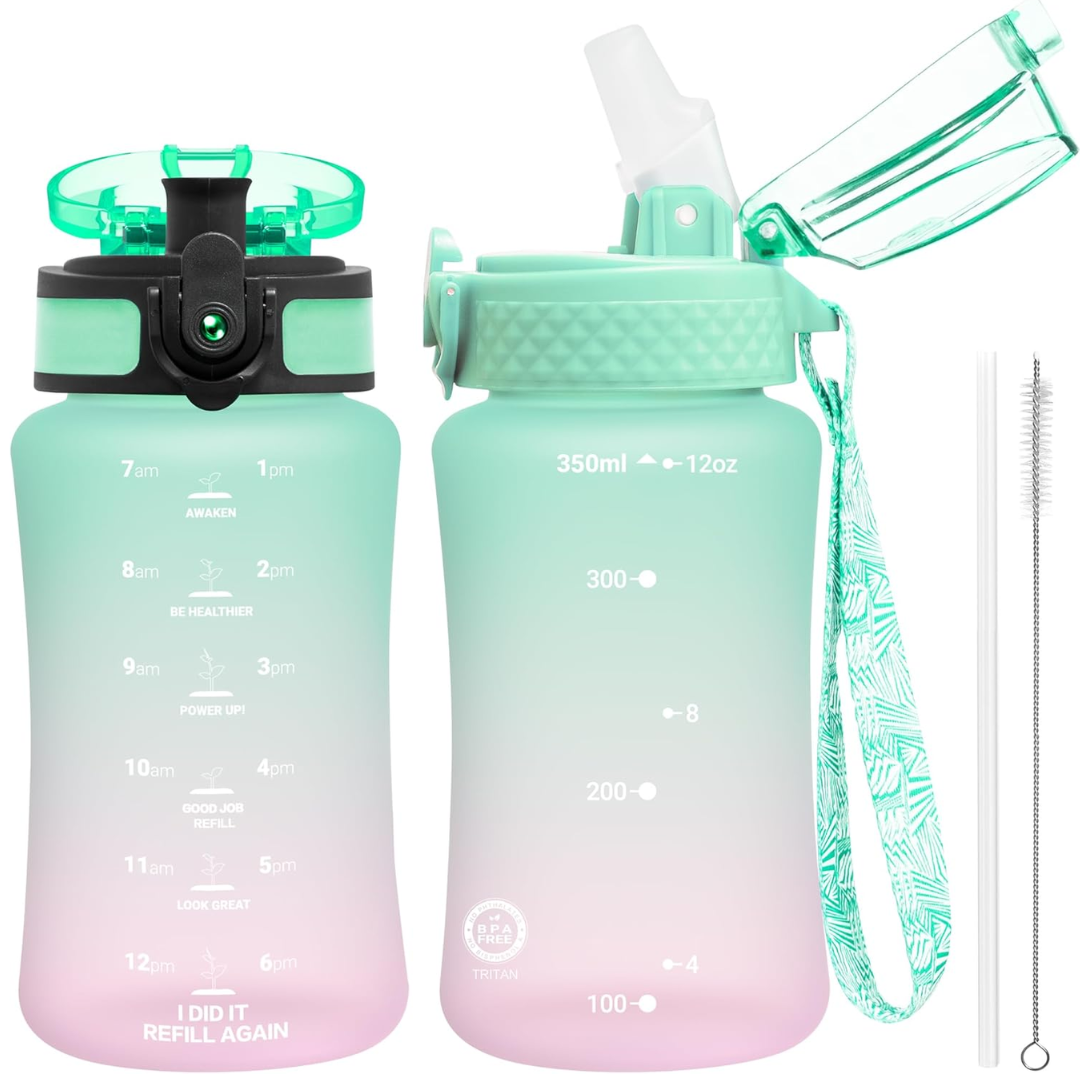 EcoFlow - Reusable Tritan Water Bottle with Straw