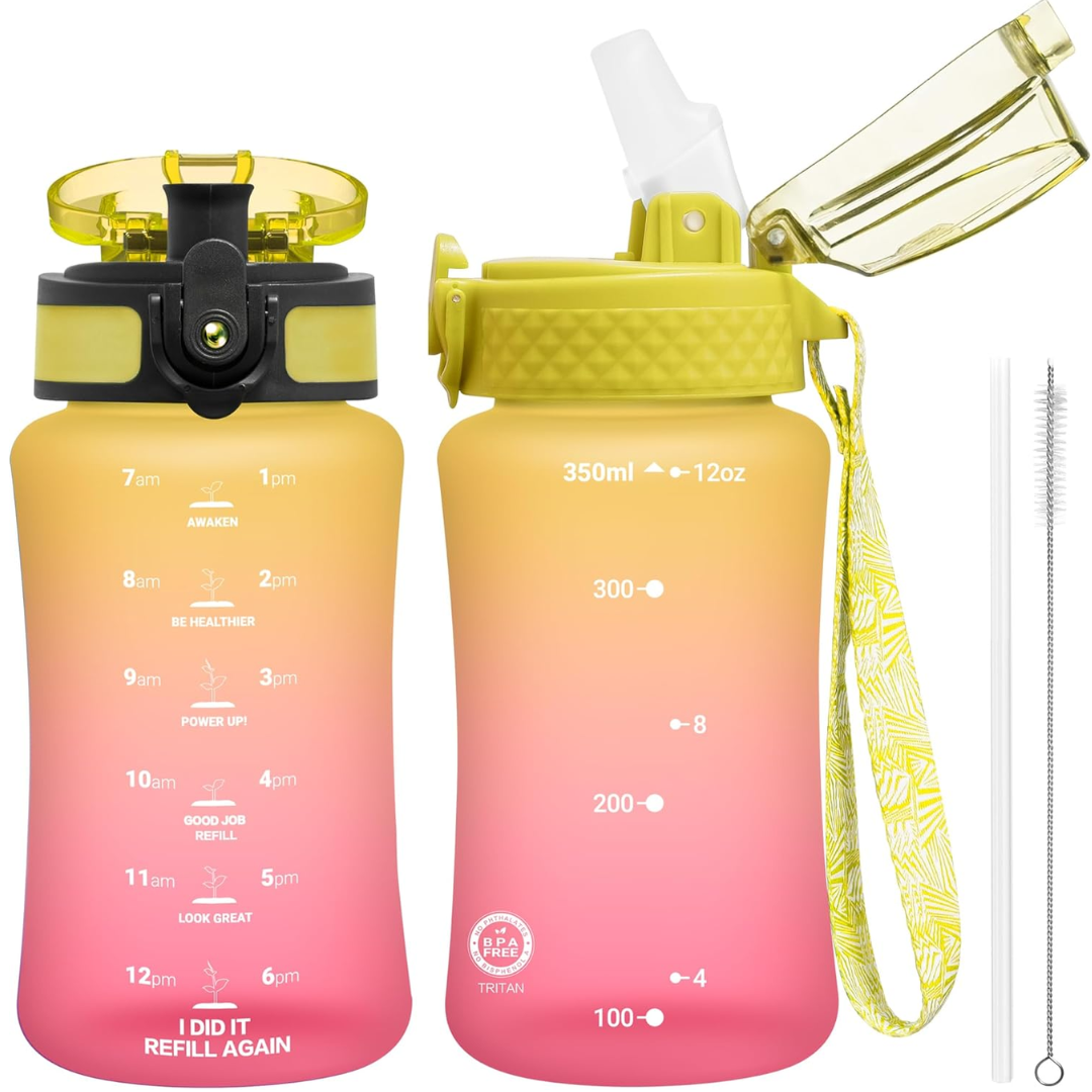 EcoFlow - Reusable Tritan Water Bottle with Straw