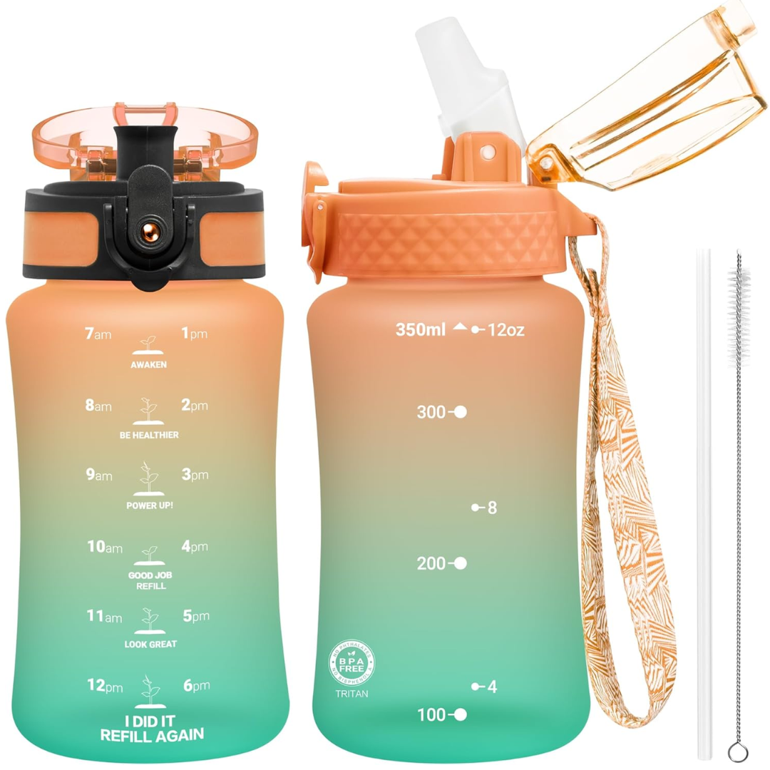 EcoFlow - Reusable Tritan Water Bottle with Straw