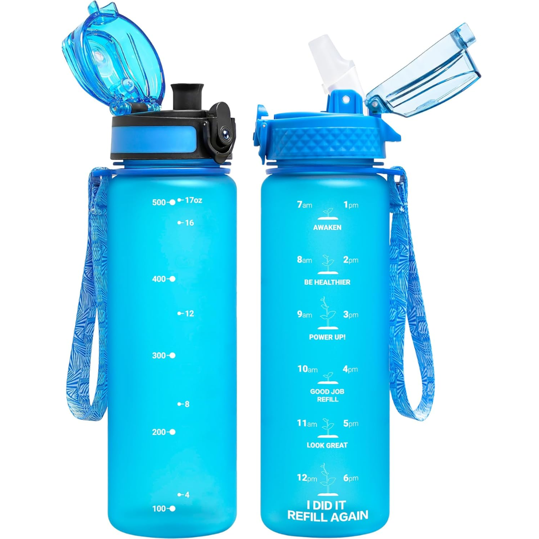 EcoFlow - Reusable Tritan Water Bottle with Straw