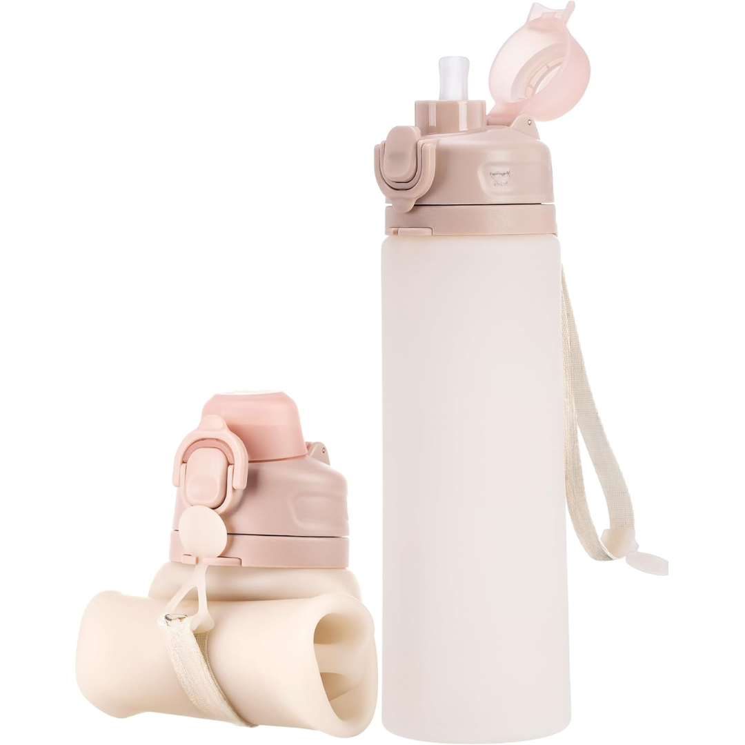 FlexiHydrate - Foldable Silicone Water Bottle 600ml