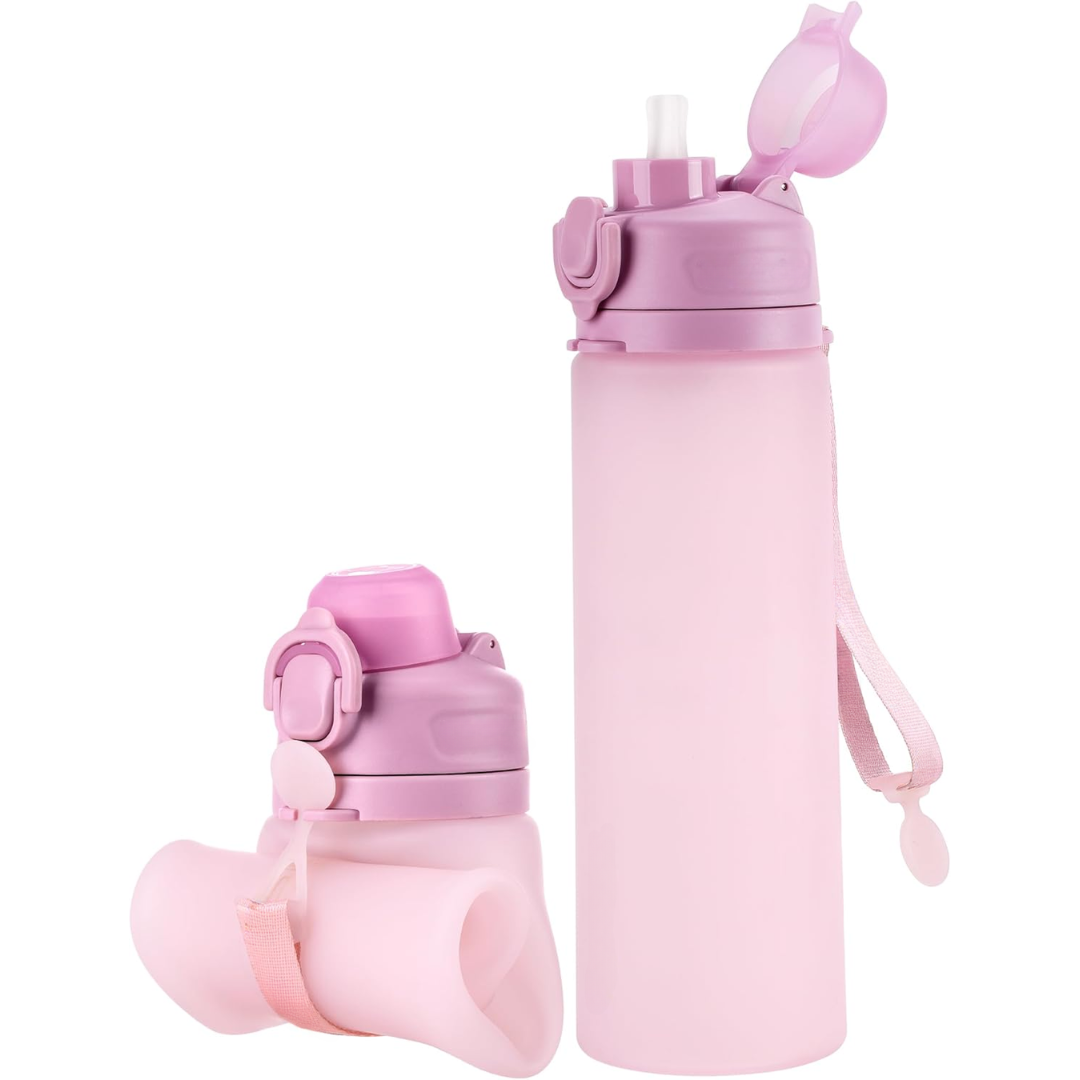 FlexiHydrate - Foldable Silicone Water Bottle 600ml