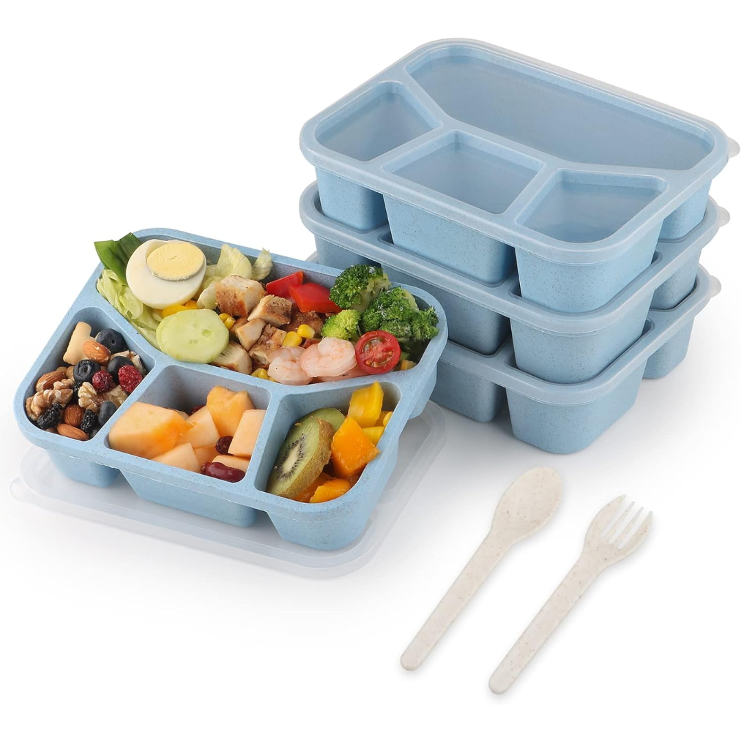 BentoBox - Set of 4 Snacks Boxes with Compartments