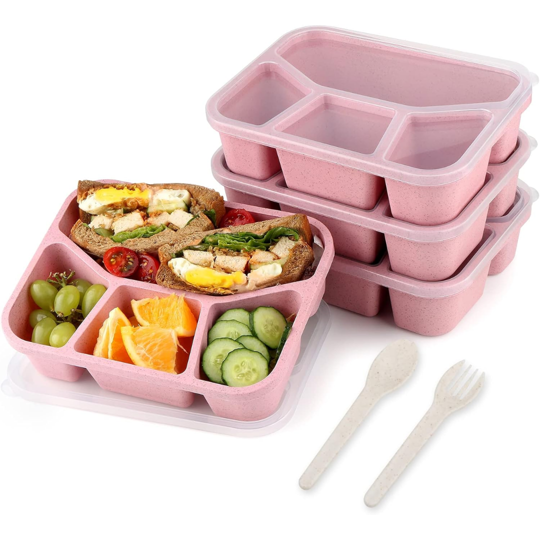 BentoBox - Set of 4 Snacks Boxes with Compartments