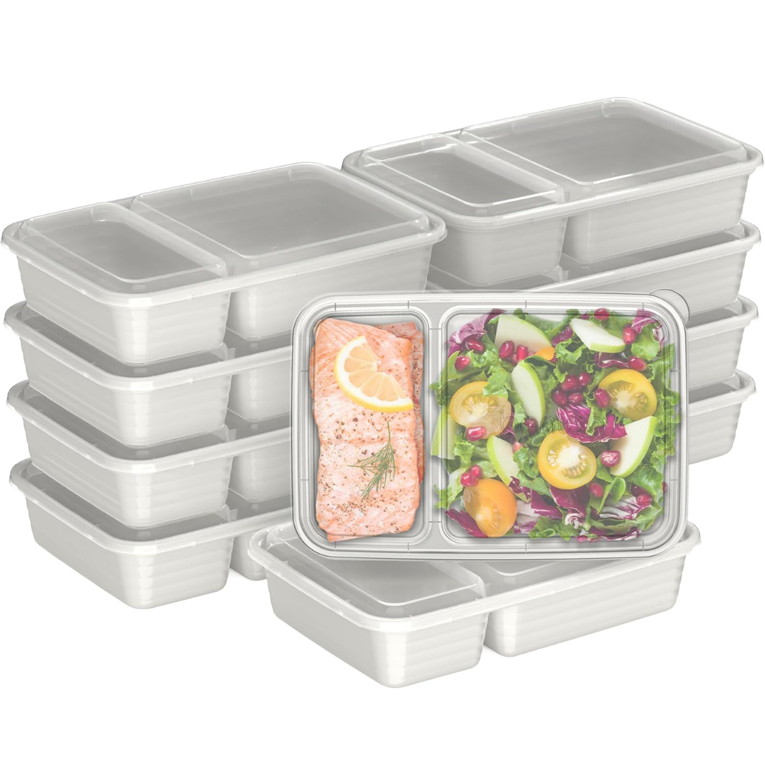 EcoBox - Durable 2-Compartment Food Container Set