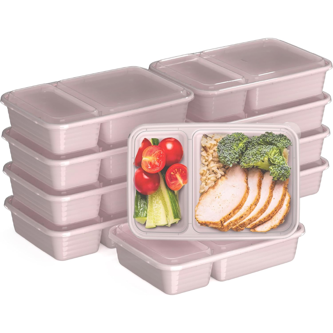 EcoBox - Durable 2-Compartment Food Container Set