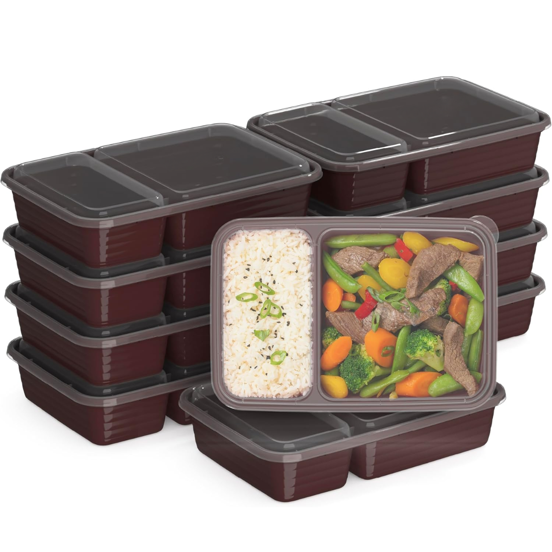 EcoBox - Durable 2-Compartment Food Container Set