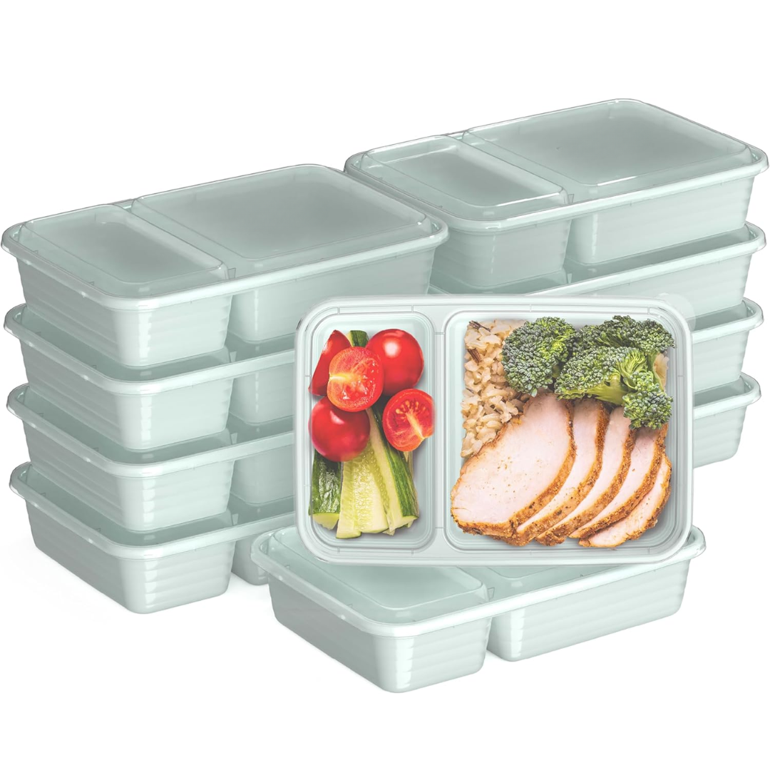 EcoBox - Durable 2-Compartment Food Container Set