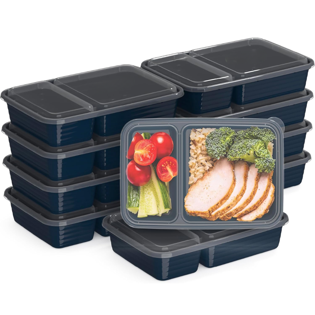 EcoBox - Durable 2-Compartment Food Container Set