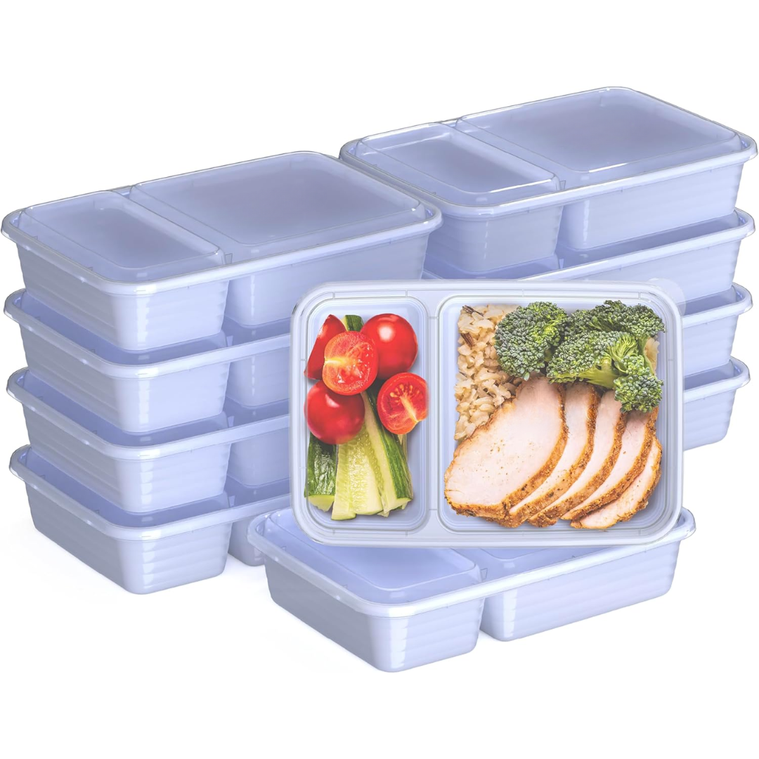 EcoBox - Durable 2-Compartment Food Container Set