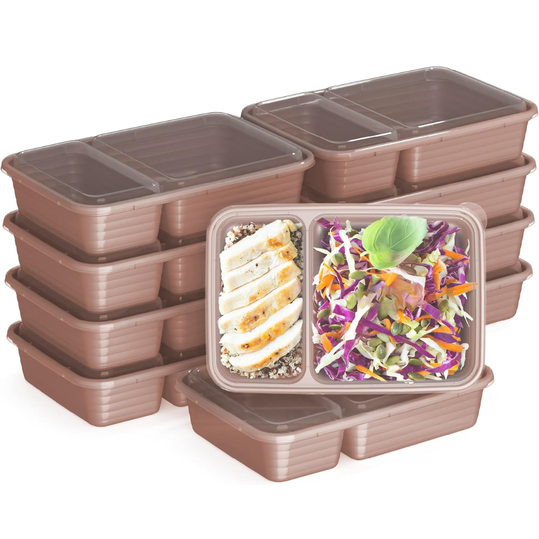 EcoBox - Durable 2-Compartment Food Container Set